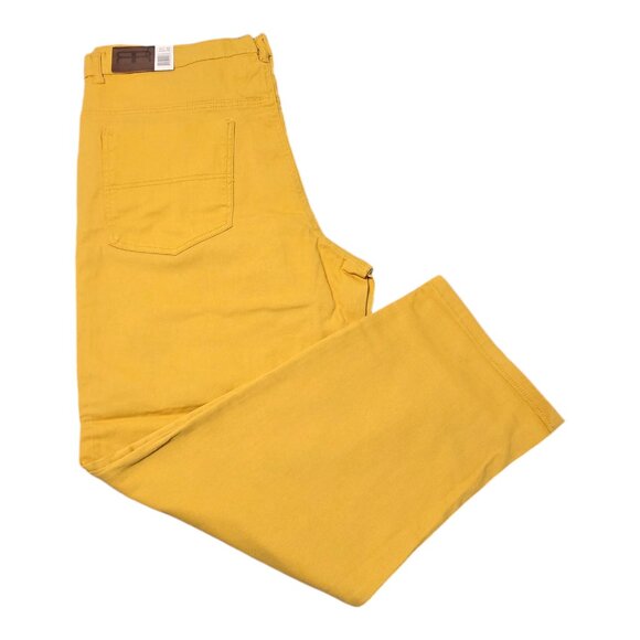 River Rock Jeans 44X30 Mustard Yellow New with tags - Picture 3 of 4